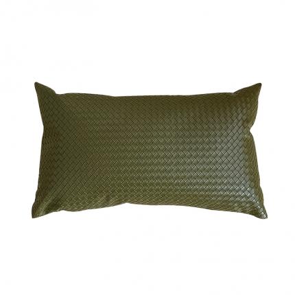 91家纺网 家纺一手货源 找家纺 （总）美茉 2023新款编织纹皮革抱枕腰枕