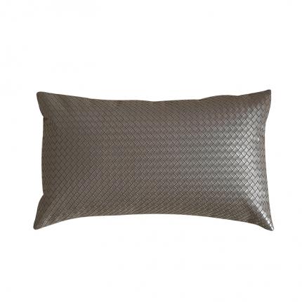 （总）美茉 2023新款编织纹皮革抱枕腰枕