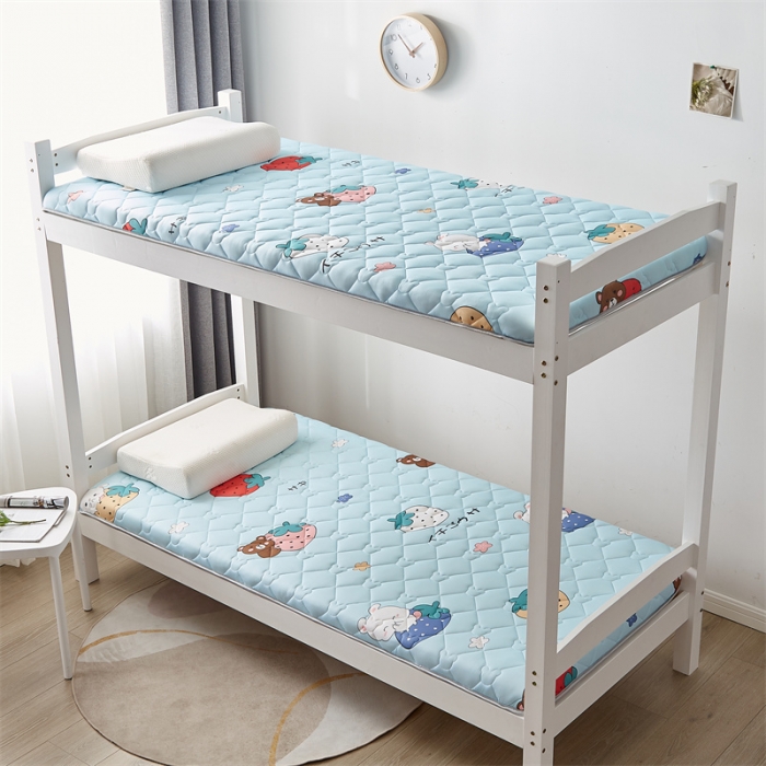 91家纺网 家纺一手货源 找家纺 寐珂 2025新款A类针织大豆学生床垫 欢乐家族