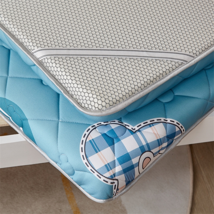 91家纺网 家纺一手货源 找家纺 寐珂 2025新款A类针织大豆学生床垫 可爱熊