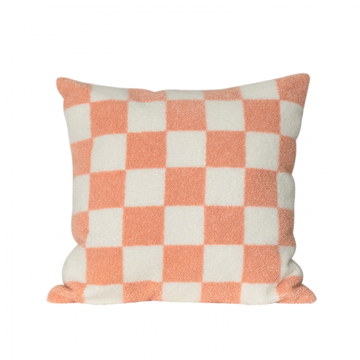 91家纺网 家纺一手货源 找家纺 （总）美茉 2022新款棋盘格毛巾绣抱枕