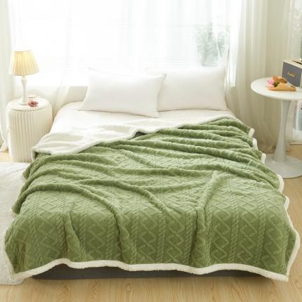 91家纺网 家纺一手货源 找家纺 (总) 馨米莱 2024新款AB版塔肤绒毛毯