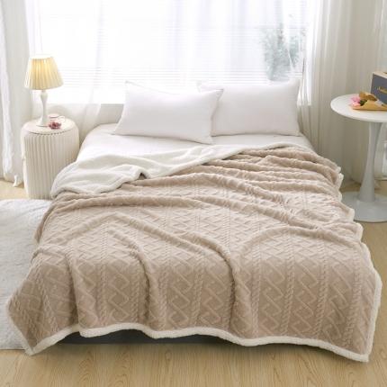 91家纺网 家纺一手货源 找家纺 (总) 馨米莱 2024新款AB版塔肤绒毛毯