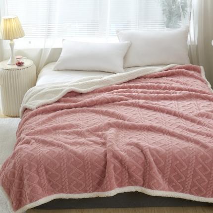 91家纺网 家纺一手货源 找家纺 (总) 馨米莱 2024新款AB版塔肤绒毛毯