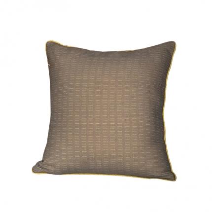 美茉 2022新款双层纱滚边抱枕 灰色