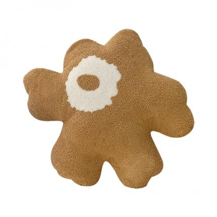 美茉 2022新款花异形抱枕 咖色