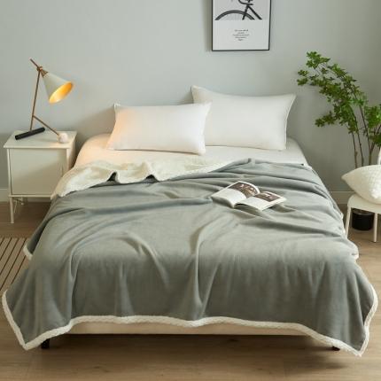 91家纺网 家纺一手货源 找家纺 (总) 馨米莱 2024新款直播爆款羊羔绒复合毛毯盖毯