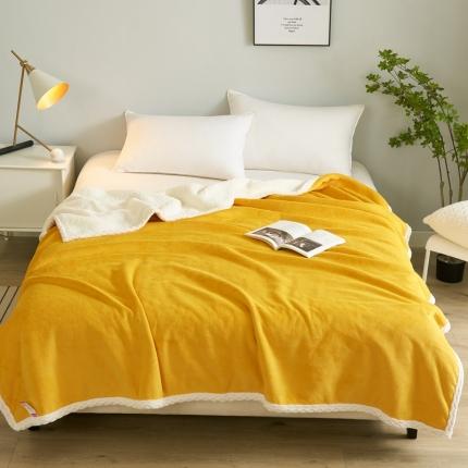 91家纺网 家纺一手货源 找家纺 (总) 馨米莱 2024新款直播爆款羊羔绒复合毛毯盖毯