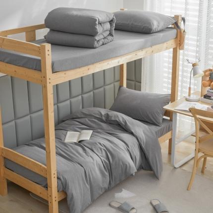 91家纺网 家纺一手货源 找家纺 （总）柠萌家居 新款A类全棉色织水洗棉三件套学生季宿舍上下铺