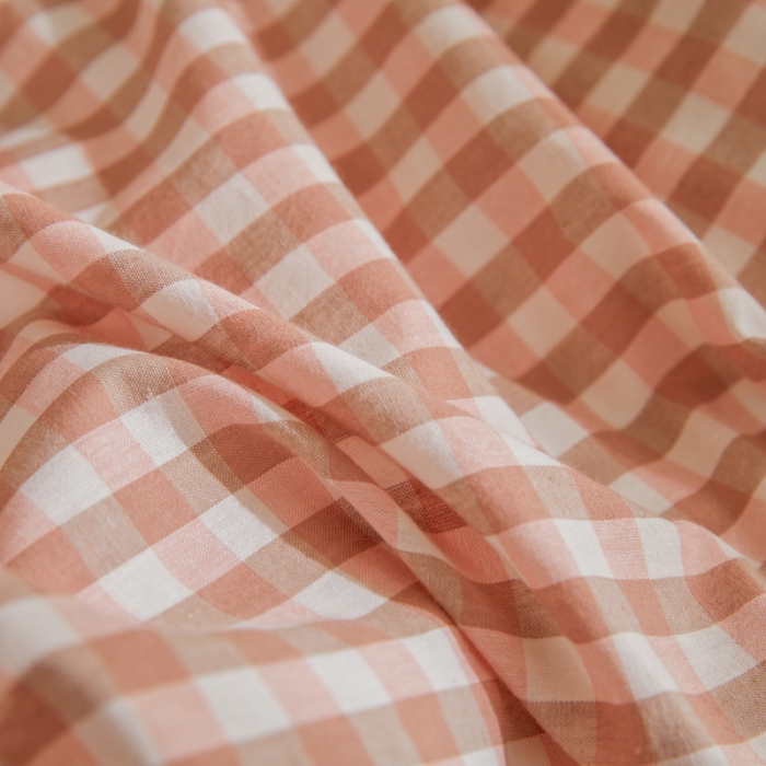 91家纺网 家纺一手货源 找家纺 柠萌家居 A类全棉色织水洗棉三件套学生季宿舍上下铺 玉小格