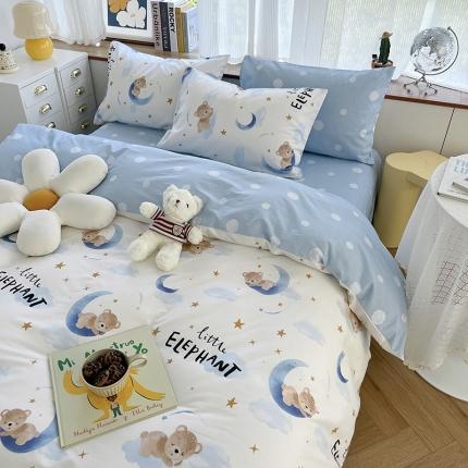 91家纺网 家纺一手货源 找家纺 (总) 麦伦 2022新款13372全棉儿童卡通系列四件套