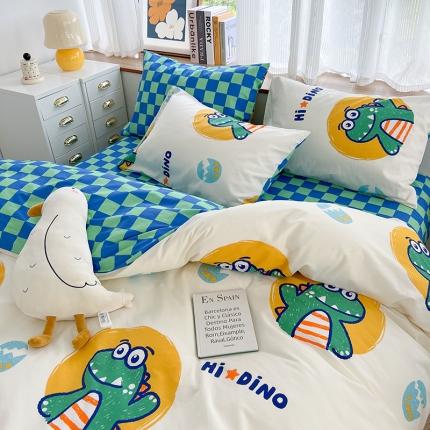 91家纺网 家纺一手货源 找家纺 (总) 麦伦 2022新款13372全棉儿童卡通系列四件套