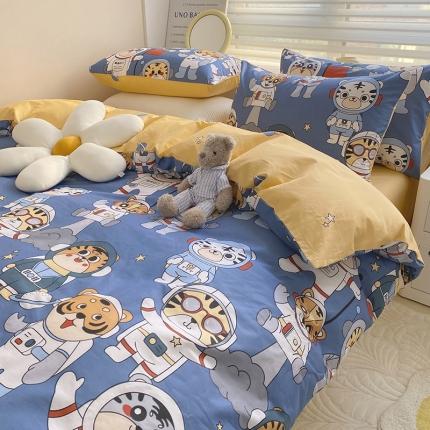 91家纺网 家纺一手货源 找家纺 (总) 麦伦 2022新款13372全棉儿童卡通系列四件套