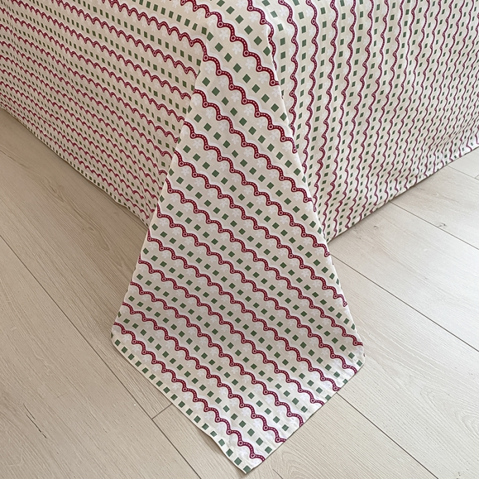 91家纺网 家纺一手货源 找家纺 麦伦 2022新款13372全棉儿童卡通系列四件套 绅士鹅