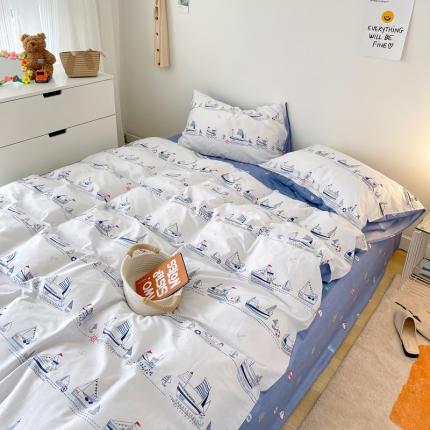 91家纺网 家纺一手货源 找家纺 (总) 麦伦 2022新款13372全棉儿童卡通系列四件套