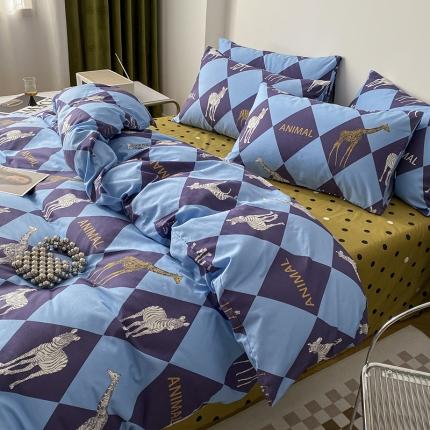 91家纺网 家纺一手货源 找家纺 (总) 麦伦 2022新款13372全棉儿童卡通系列四件套