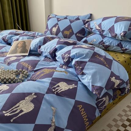 91家纺网 家纺一手货源 找家纺 麦伦 2022新款13372全棉儿童卡通系列四件套 格伦