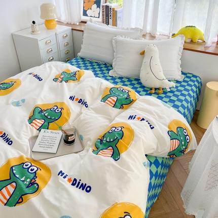 91家纺网 家纺一手货源 找家纺 (总) 麦伦 2022新款13372全棉儿童卡通系列单被套