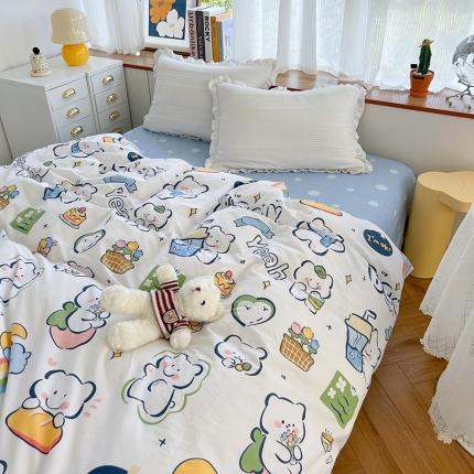 91家纺网 家纺一手货源 找家纺 (总) 麦伦 2022新款13372全棉儿童卡通系列单被套