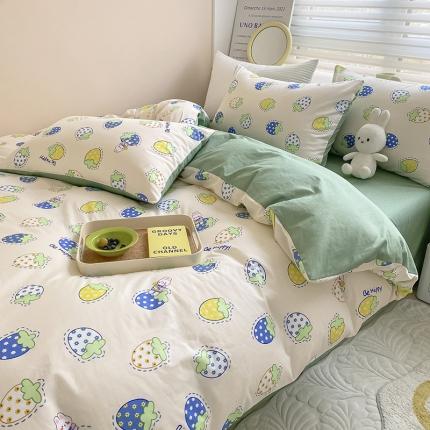 91家纺网 家纺一手货源 找家纺 (总) 麦伦 2022新款13372全棉儿童卡通系列单被套