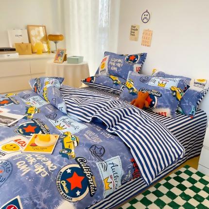 91家纺网 家纺一手货源 找家纺 (总) 麦伦 2022新款13372全棉儿童卡通系列单被套