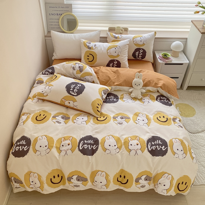 91家纺网 家纺一手货源 找家纺 麦伦 2022新款13372全棉儿童卡通系列单被套 超可爱