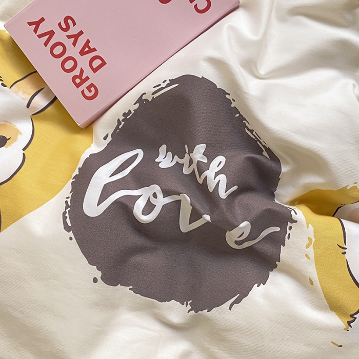 91家纺网 家纺一手货源 找家纺 麦伦 2022新款13372全棉儿童卡通系列单被套 超可爱