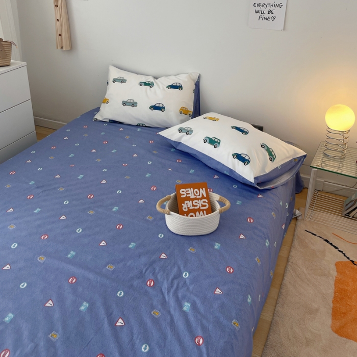 91家纺网 家纺一手货源 找家纺 麦伦 2022新款13372全棉儿童卡通系列单被套 星际场景二