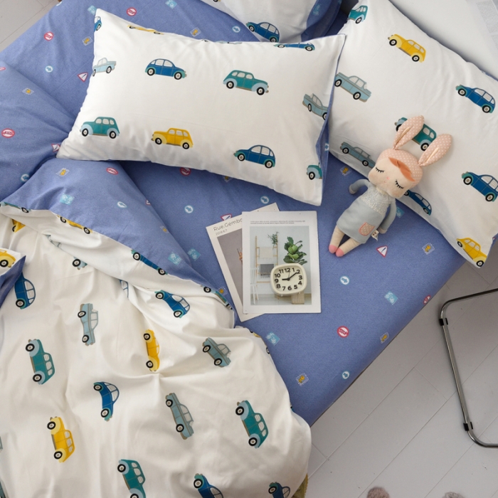 91家纺网 家纺一手货源 找家纺 麦伦 2022新款13372全棉儿童卡通系列单被套 星际场景一