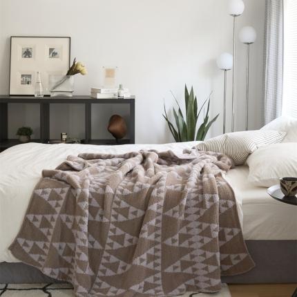 91家纺网 家纺一手货源 找家纺 (总) 暖绵绵 新款半边绒多功能毯子--奥思特