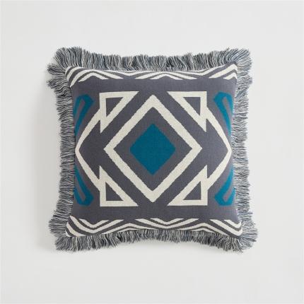 91家纺网 家纺一手货源 找家纺 暖绵绵 新款全棉蕾娜丝抱枕套系列 蓝色