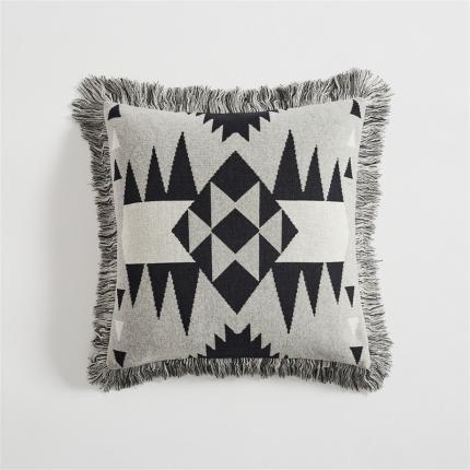 91家纺网 家纺一手货源 找家纺 暖绵绵 新款全棉罗微靠枕靠垫方枕方垫午睡靠枕套系列 烟灰白