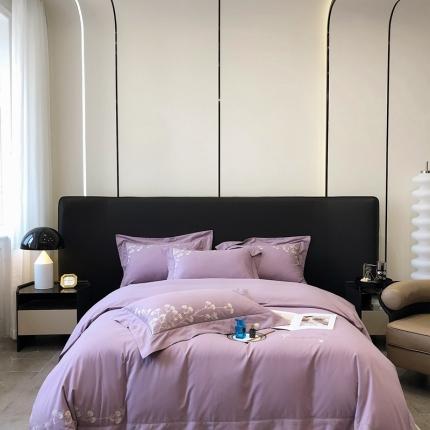 91家纺网 家纺一手货源 找家纺 （总）玖玖爱 2022新款120支贡缎长绒棉磨毛心灵花园系列