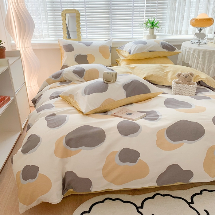 91家纺网 家纺一手货源 找家纺 澳萝拉 2023新款全棉印花四件套会员减5元 可可朵朵