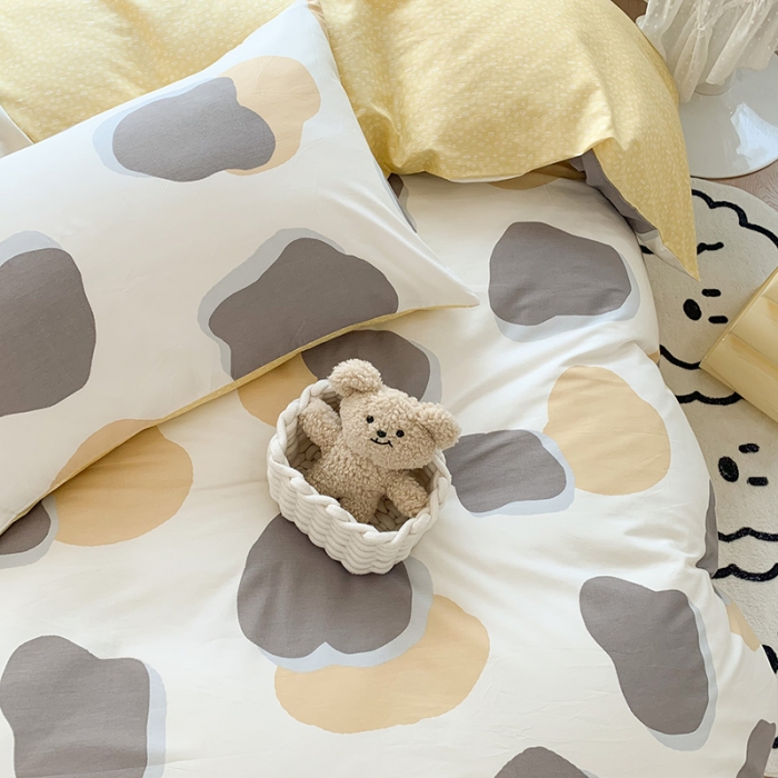 91家纺网 家纺一手货源 找家纺 澳萝拉 2023新款全棉印花四件套会员减5元 可可朵朵