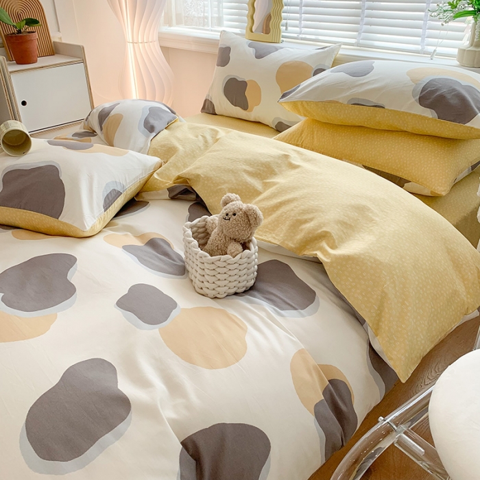 91家纺网 家纺一手货源 找家纺 澳萝拉 2023新款全棉印花四件套会员减5元 可可朵朵