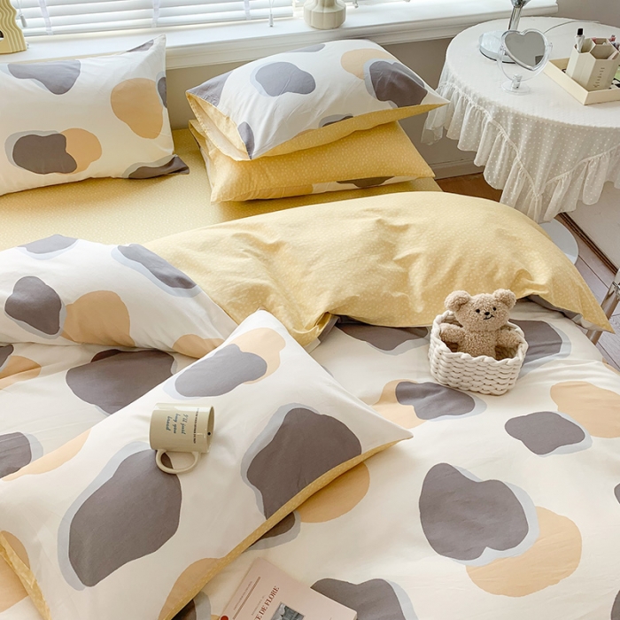 91家纺网 家纺一手货源 找家纺 澳萝拉 2023新款全棉印花四件套会员减5元 可可朵朵