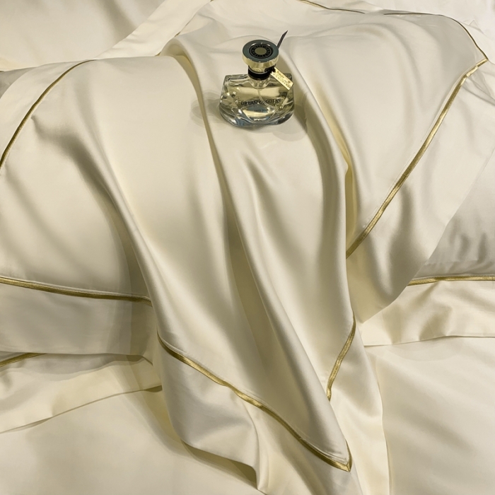 91家纺网 家纺一手货源 找家纺 榻尚 2023新品海岛棉魅系列四件套 魅-贵族白