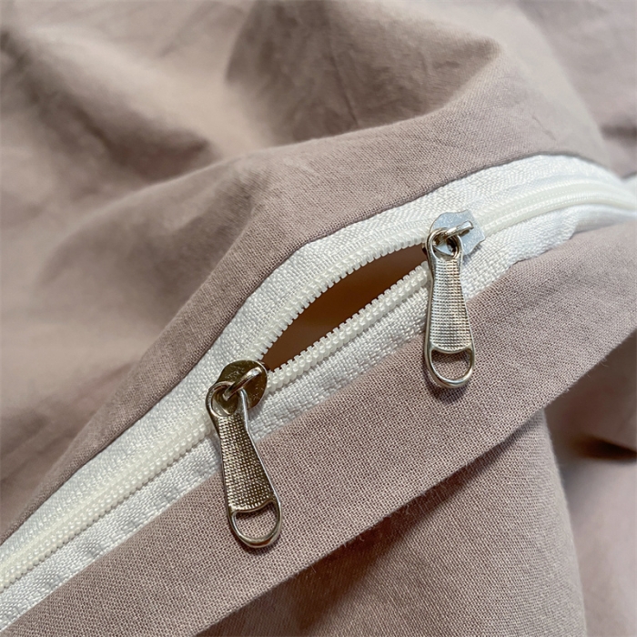 91家纺网 家纺一手货源 找家纺 眠帛家居 2022新款水洗棉贝壳绣边四件套 繁星蓝-灰