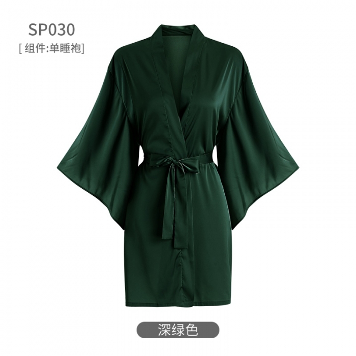 91家纺网 家纺一手货源 找家纺 洛兰沙 2022新款纯色睡衣