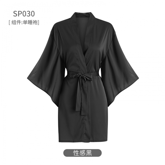 91家纺网 家纺一手货源 找家纺 洛兰沙 2022新款纯色睡衣