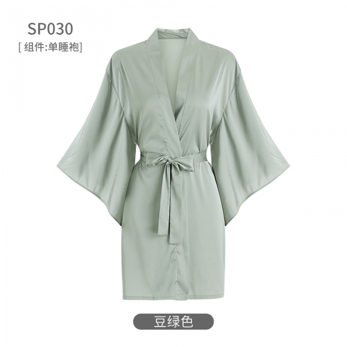 91家纺网 家纺一手货源 找家纺 洛兰沙 2022新款纯色睡衣