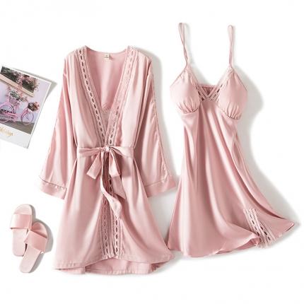 91家纺网 家纺一手货源 找家纺 洛兰沙 2022新款方快格睡衣