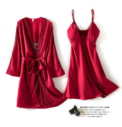 91家纺网 家纺一手货源 找家纺 洛兰沙 2022新款方快格睡衣