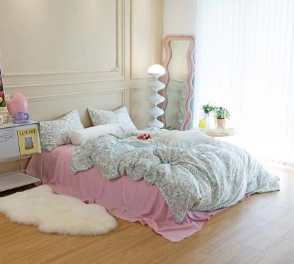 千朵 2022新款40s天丝四件套 巴尔曼-绿