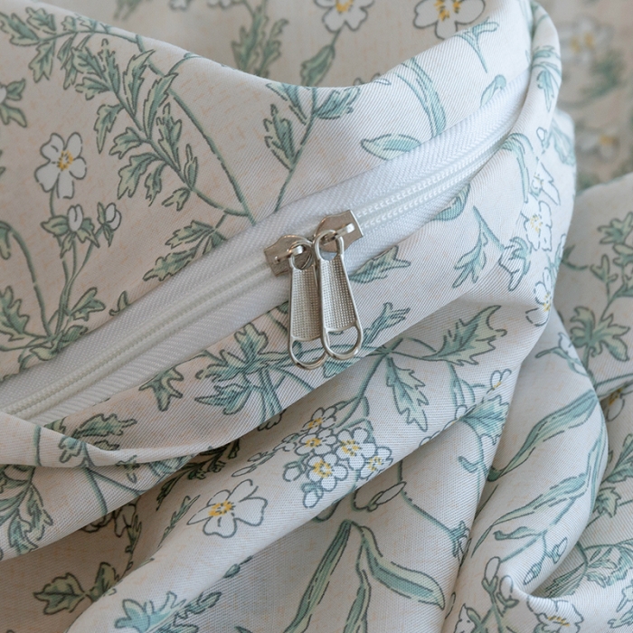 91家纺网 家纺一手货源 找家纺 千朵 2022新款40s天丝四件套 清佳人