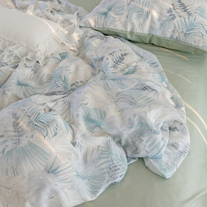 91家纺网 家纺一手货源 找家纺 千朵 2022新款40s天丝四件套 私语