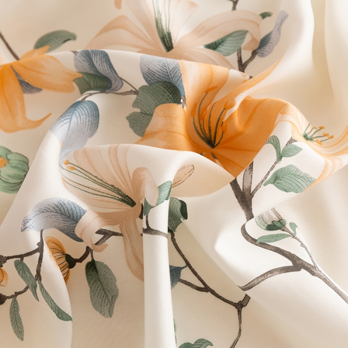 91家纺网 家纺一手货源 找家纺 千朵 2022新款40s天丝四件套 语汐