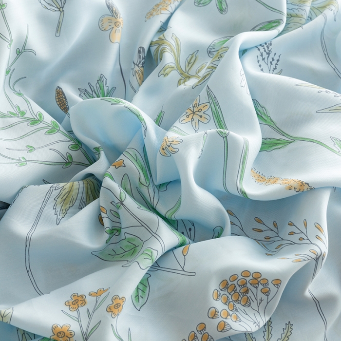 91家纺网 家纺一手货源 找家纺 千朵 2022新款40s天丝四件套 韵叶