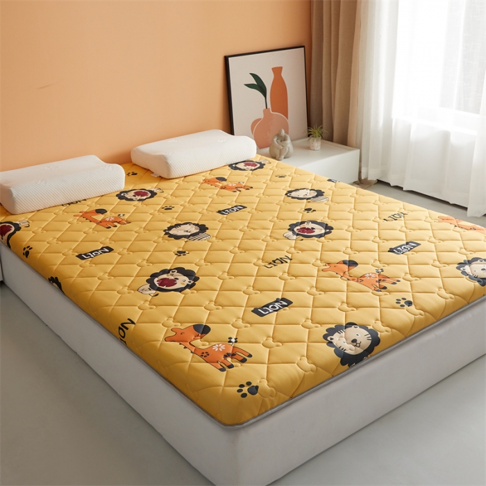 91家纺网 家纺一手货源 找家纺 寐珂家纺 2026新款A类针织大豆双人床垫 丛林之旅